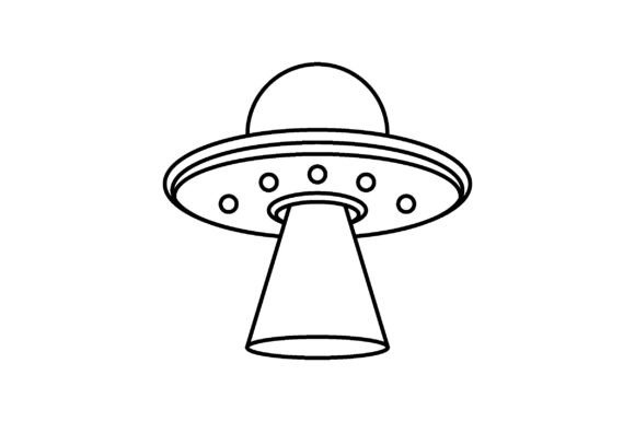 Download Ufo Icon Alien Vector Design Outline - Alien vector Collection