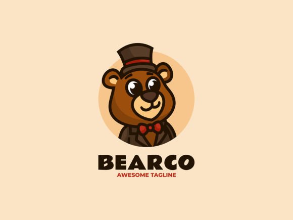 Download Bear Mascot Cartoon Logo - Mascot Collection