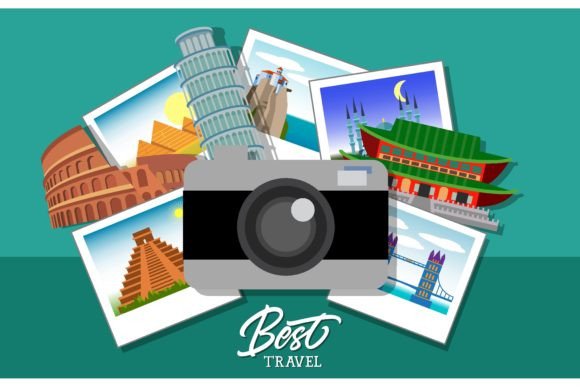 Download Best Travel Lettering. Best Travel Inscr - Premium Resources