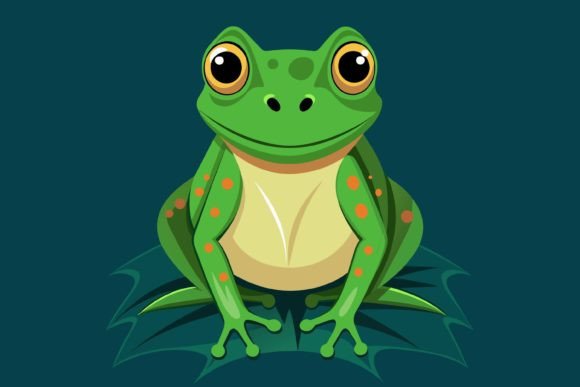 Download Beautiful Frog Vector,frog Illustration - Beautiful Collection